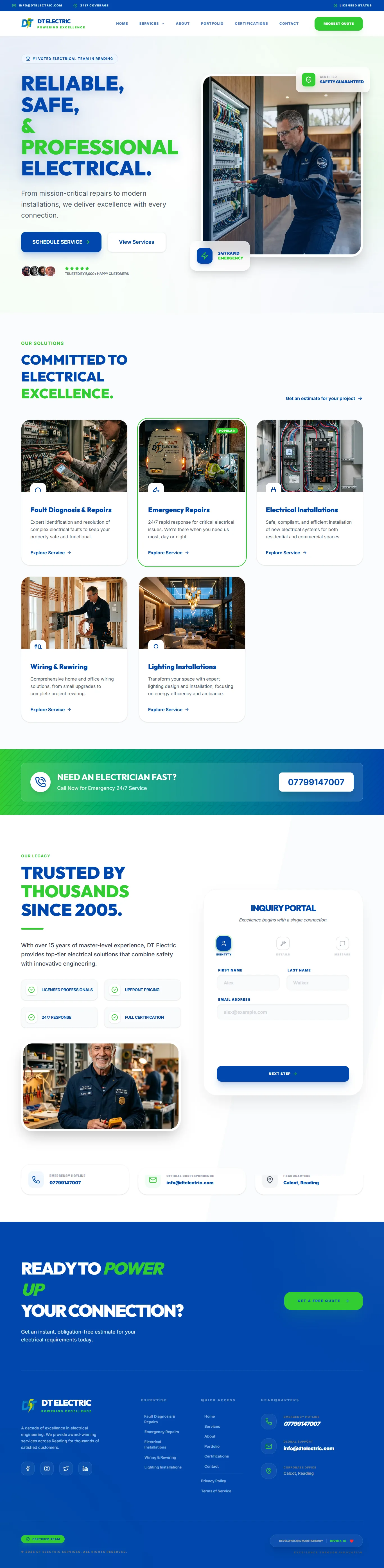 DT Electric — full page