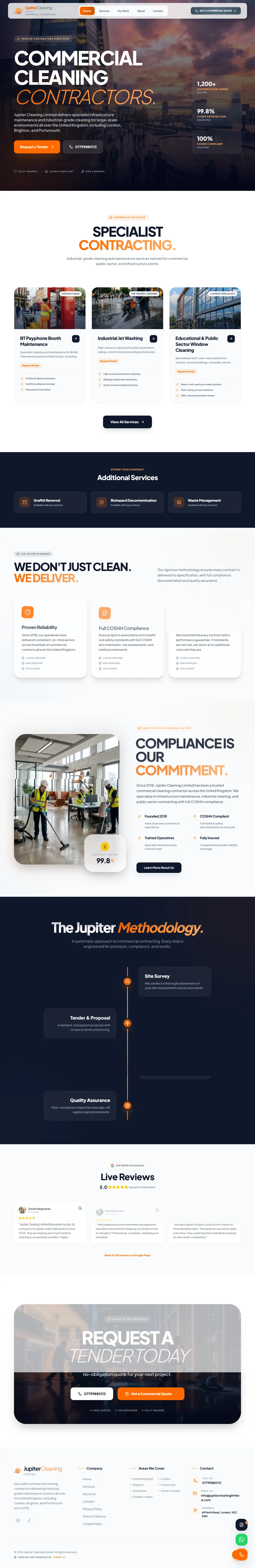 Jupiter Cleaning Limited — full page